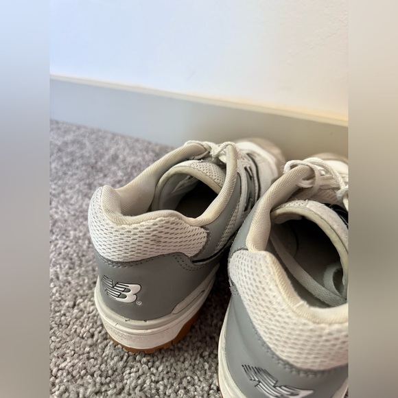 New Balance 550 Athletic Shoe - White / Slate Grey / Brighton Grey - Picture 8 of 10